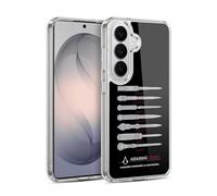 Head Case Designs sous Licence Officielle Assassin's Creed Lames Héritage Typographie Coque en Gel [Protection de Qualité Militaire] Compatible avec Samsung Galaxy S26 Plus