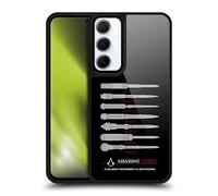 Head Case Designs sous Licence Officielle Assassin's Creed Lames Héritage Typographie Coque en Gel renforcée [Protection de Qualité Militaire] Compatible avec Samsung Galaxy A55 5G