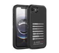 Head Case Designs sous Licence Officielle Assassin's Creed Lames Héritage Typographie Étui Antichoc Ultra-Blindé Compatible avec Apple iPhone 16e / iPhone 17e