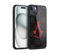 Head Case Designs sous Licence Officielle Assassin's Creed Logotype Rouge Graphismes D'Ombres Coque en Gel renforcée [Protection de Qualité Militaire] Compatible avec Apple iPhone 15 Plus
