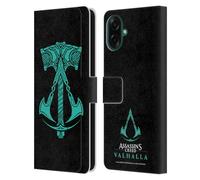 Head Case Designs sous Licence Officielle Assassin's Creed Marteau et crête ACV 1 Symboles et Modèles Valhalla Étui Portefeuille en Cuir Compatible avec Samsung Galaxy A07