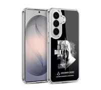 Head Case Designs sous Licence Officielle Assassin's Creed Moitié Héritage Typographie Coque en Gel [Protection de Qualité Militaire] Compatible avec Samsung Galaxy S26