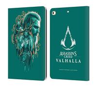 Head Case Designs sous Licence Officielle Assassin's Creed Volva Compositions et Motifs Valhalla Étui Portefeuille en Cuir Compatible avec Apple iPad 9.7 2017 / iPad 9.7 2018