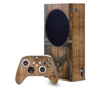 Head Case Designs Sous Licence Officielle Assassin's Creed Wood And Metal Chest Black Flag Graphics Enveloppement De Console De Jeu Et Skins Pour Manette compatible avec Xbox Series S Console & Controller Bundle