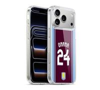 Head Case Designs sous Licence Officielle Aston Villa FC Amadou Onana 2024/25 Crest Player Kit Coque en Gel [Qualité Militaire] Compatible avec Apple iPhone 17 Pro Max Et Compatible avec MagSafe