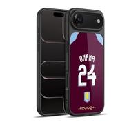 Head Case Designs sous Licence Officielle Aston Villa Football Club Amadou Onana 2025/26 Joueurs Home Kit Coque en Gel renforcée [Protection de Qualité Militaire] Compatible avec Apple iPhone 17 Air