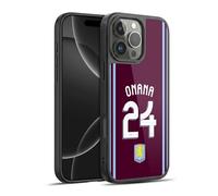 Head Case Designs sous Licence Officielle Aston Villa Football Club Amadou Onana Kit Joueur 2024/25 avec Blason Coque en Gel renforcée [Qualité Militaire] Compatible avec Apple iPhone 16 Pro Max