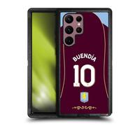 Head Case Designs sous Licence Officielle Aston Villa Football Club Emiliano Buendía 2025/26 Joueurs Maillot Domicile 2e Groupe Étui Antichoc Ultra-Blindé Compatible avec Samsung Galaxy S22 Ultra 5G