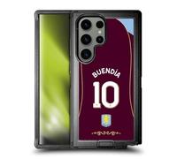 Head Case Designs sous Licence Officielle Aston Villa Football Club Emiliano Buendía 2025/26 Joueurs Maillot Domicile 2e Groupe Étui Antichoc Ultra-Blindé Compatible avec Samsung Galaxy S24 Ultra 5G