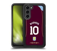 Head Case Designs sous Licence Officielle Aston Villa Football Club Emiliano Buendía 2025/26 Joueurs Maillot Domicile 2e Groupe Étui Antichoc Ultra-Blindé Compatible avec Samsung Galaxy S23+ 5G