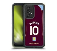 Head Case Designs sous Licence Officielle Aston Villa Football Club Emiliano Buendía 2025/26 Joueurs Maillot Domicile 2e Groupe Étui Antichoc Ultra-Blindé Compatible avec Galaxy A33 5G (2022)