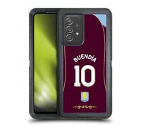 Head Case Designs Sous Licence Officielle Aston Villa Football Club Emiliano Buendía 2025/26 Joueurs Maillot Domicile 2e Groupe Étui Antichoc Ultra-Blindé Compatible avec Galaxy A52 / A52s / 5G (2021)