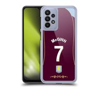 Head Case Designs sous Licence Officielle Aston Villa Football Club John McGinn 2025/26 Joueurs Maillot Domicile 2e Groupe Coque Dure pour l'arrière Compatible avec Samsung Galaxy A23 / 5G (2022)
