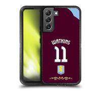 Head Case Designs sous Licence Officielle Aston Villa Football Club Ollie Watkins 2025/26 Joueurs Home Kit Étui Antichoc Ultra-Blindé Compatible avec Samsung Galaxy S22+ 5G