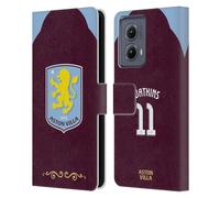 Head Case Designs sous Licence Officielle Aston Villa Football Club Ollie Watkins 2025/26 Joueurs Home Kit Étui Portefeuille en Cuir Compatible avec Motorola Edge (2024)