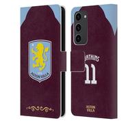 Head Case Designs sous Licence Officielle Aston Villa Football Club Ollie Watkins 2025/26 Joueurs Home Kit Étui Portefeuille en Cuir Compatible avec Samsung Galaxy S23+ 5G