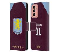 Head Case Designs sous Licence Officielle Aston Villa Football Club Ollie Watkins 2025/26 Joueurs Home Kit Étui Portefeuille en Cuir Compatible avec Samsung Galaxy M13 (2022)