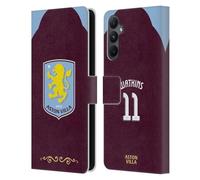 Head Case Designs sous Licence Officielle Aston Villa Football Club Ollie Watkins 2025/26 Joueurs Home Kit Étui Portefeuille en Cuir Compatible avec Samsung Galaxy A05s