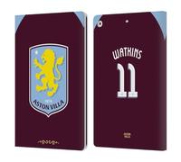 Head Case Designs sous Licence Officielle Aston Villa Football Club Ollie Watkins 2025/26 Joueurs Home Kit Étui Portefeuille en Cuir Compatible avec Apple iPad 10.2 2019/2020/2021