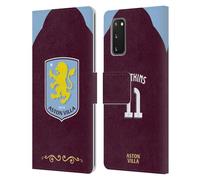 Head Case Designs sous Licence Officielle Aston Villa Football Club Ollie Watkins 2025/26 Joueurs Home Kit Étui Portefeuille en Cuir Compatible avec Samsung Galaxy S20 / S20 5G