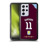 Head Case Designs sous Licence Officielle Aston Villa Football Club Ollie Watkins 2025/26 Joueurs Home Kit Étui Antichoc Ultra-Blindé Compatible avec Samsung Galaxy S21 Ultra 5G
