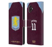 Head Case Designs sous Licence Officielle Aston Villa Football Club Ollie Watkins 2025/26 Joueurs Home Kit Étui Portefeuille en Cuir Compatible avec Samsung Galaxy Xcover6 Pro/Pro2