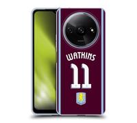 Head Case Designs sous Licence Officielle Aston Villa Football Club Ollie Watkins Kit Joueur 2024/25 avec Blason Coque en Gel [Protection de Qualité Militaire] Compatible avec Xiaomi Redmi A3