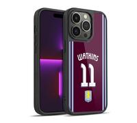 Head Case Designs sous Licence Officielle Aston Villa Football Club Ollie Watkins Kit Joueur 2024/25 avec Blason Coque en Gel renforcée [Qualité Militaire] Compatible avec Apple iPhone 14 Pro
