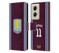 Head Case Designs sous Licence Officielle Aston Villa Football Club Ollie Watkins Kit Joueur 2024/25 avec Blason Coque en Cuir à Portefeuille Compatible avec Motorola Moto G Stylus 5G (2024)