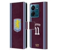 Head Case Designs sous Licence Officielle Aston Villa Football Club Ollie Watkins Kit Joueur 2024/25 avec Blason Coque en Cuir à Portefeuille Compatible avec Xiaomi Redmi 13C 4G