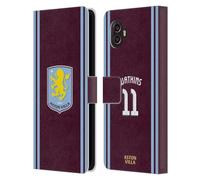 Head Case Designs sous Licence Officielle Aston Villa Football Club Ollie Watkins Kit Joueur 2024/25 avec Blason Coque en Cuir à Portefeuille Compatible avec Samsung Galaxy Xcover6 Pro/Pro2