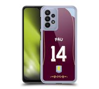 Head Case Designs sous Licence Officielle Aston Villa Football Club Pau Torres 2025/26 Joueurs Maillot Domicile 2e Groupe Coque Dure pour l'arrière Compatible avec Samsung Galaxy A23 / 5G (2022)