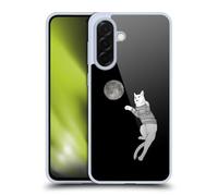 Head Case Designs sous Licence Officielle Barruf Cat-ch The Moon Animaux Coque en Gel [Protection de Qualité Militaire] Compatible avec Samsung Galaxy A36 5G