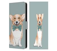 Head Case Designs sous Licence Officielle Barruf Corgi Chiens Étui Portefeuille en Cuir Compatible avec Samsung Galaxy S25 FE