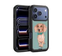 Head Case Designs sous Licence Officielle Barruf Teckel, La Saucisse De Francfort Chiens Étui Antichoc Ultra-Blindé Compatible avec Apple iPhone 17 Pro Max