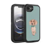 Head Case Designs sous Licence Officielle Barruf Teckel, La Saucisse De Francfort Chiens Étui Antichoc Ultra-Blindé Compatible avec Apple iPhone 16e / iPhone 17e