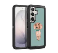 Head Case Designs sous Licence Officielle Barruf Teckel, La Saucisse De Francfort Chiens Étui Antichoc Ultra-Blindé Compatible avec Samsung Galaxy S26 Plus