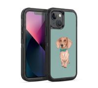 Head Case Designs sous Licence Officielle Barruf Teckel, La Saucisse De Francfort Chiens Étui Antichoc Ultra-Blindé Compatible avec Apple iPhone 13