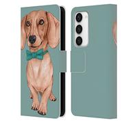Head Case Designs sous Licence Officielle Barruf Teckel, La Saucisse De Francfort Chiens Étui Portefeuille en Cuir Compatible avec Samsung Galaxy S23 5G
