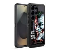 Head Case Designs sous Licence Officielle Batman Arkham City Joker Wrong with Me Graphiques Étui Antichoc Ultra-Blindé Compatible avec Samsung Galaxy S25 Ultra