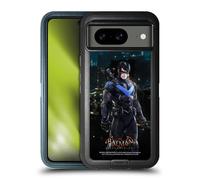 Head Case Designs sous Licence Officielle Batman Arkham Knight Nightwing Caractères Étui Antichoc Ultra-Blindé Compatible avec Google Pixel 8