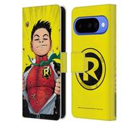Head Case Designs sous Licence Officielle Batman DC Comics #38 Blindé Damian Wayne Étui Portefeuille en Cuir Compatible avec Google Pixel 10