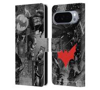 Head Case Designs sous Licence Officielle Batman DC Comics Art de Bande dessinée Logo Batwoman Étui Portefeuille en Cuir Compatible avec Google Pixel 10 Pro XL
