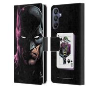Head Case Designs sous Licence Officielle Batman DC Comics Batman Three Jokers Étui Portefeuille en Cuir Compatible avec Samsung Galaxy A15