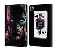 Head Case Designs sous Licence Officielle Batman DC Comics Batman Three Jokers Étui Portefeuille en Cuir Compatible avec Apple iPad Pro 11 2020/2021 / 2022