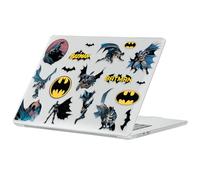 Head Case Designs sous Licence Officielle Batman DC Comics Character Art and Logos Graphics Coque Transparent Pailleté Compatible avec MacBook Air 13.6" M2 A2681/M3 A3113/M4 A3240 2022/2024/2025