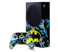 Head Case Designs Sous Licence Officielle Batman DC Comics Classic Logos And Comic Book Enveloppement De Console De Jeu Et Skins Pour Manette compatible avec Xbox Series S Console & Controller Bundle