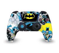 Head Case Designs sous Licence Officielle Batman DC Comics Classic Logos Et Bandes Dessinées Vinyle Plaque Frontale Autocollant De Jeu Peau Compatible avec Sony PlayStation 5 PS5 DualSense Controller