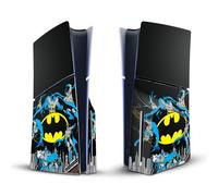 Head Case Designs sous Licence Officielle Batman DC Comics Classique Logos Et Bandes Dessinées Vinyle Autocollant De Jeu Peau Compatible avec Sony PlayStation 5 PS5 Slim Disc Edition Console