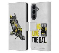 Head Case Designs sous Licence Officielle Batman DC Comics Collage 80e Anniversaire Étui Portefeuille en Cuir Compatible avec Samsung Galaxy S26 Plus